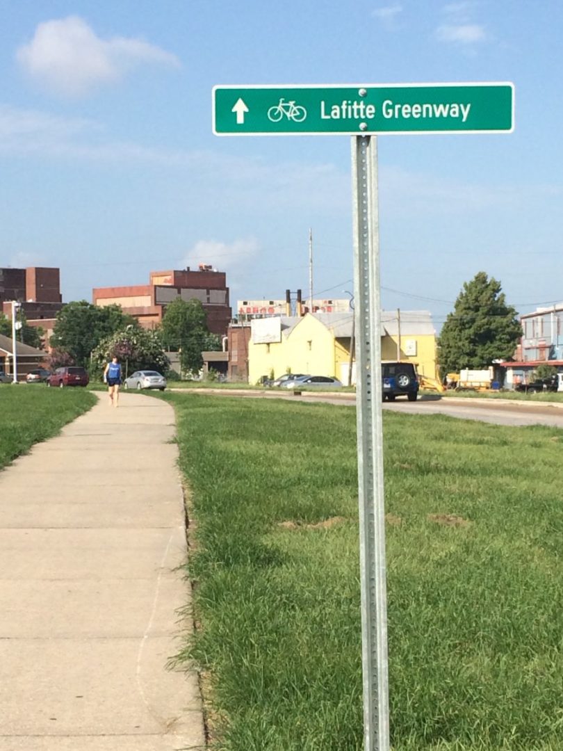 recently-opened Lafitte Greenway